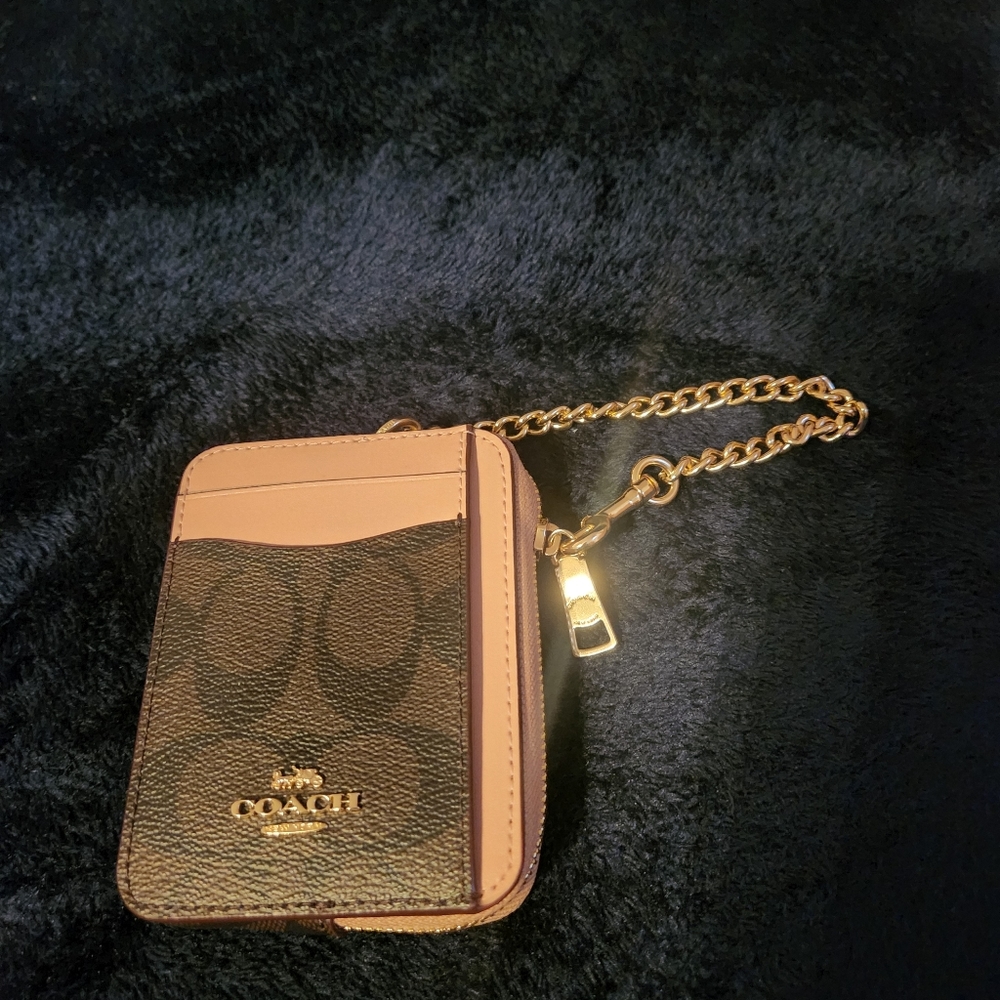 New coach wallet card holder